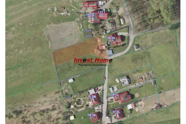 rybnicki, Czerwionka-Leszczyny, Bełk,  Interesująca działka budowlana Bełk 1691 m2