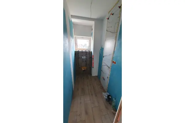 rybnicki, Jejkowice, Nowe domy w spokojnej dzielnicy Rybnika.